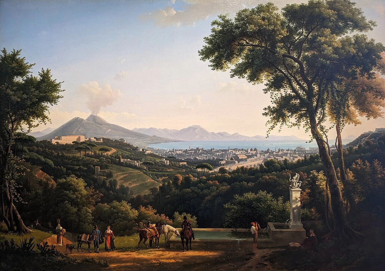 Alexandre Hyacinthe Dunouy - Vista di Napoli da Capodimonte, Museo di Capodimonte, Napoli